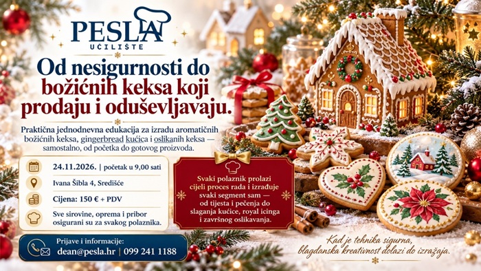 Pesla učilište: radionica božićni keksi