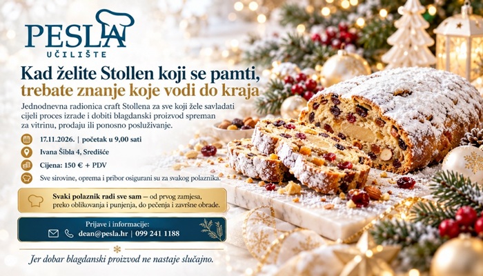 Pesla učilište: radionica stollen